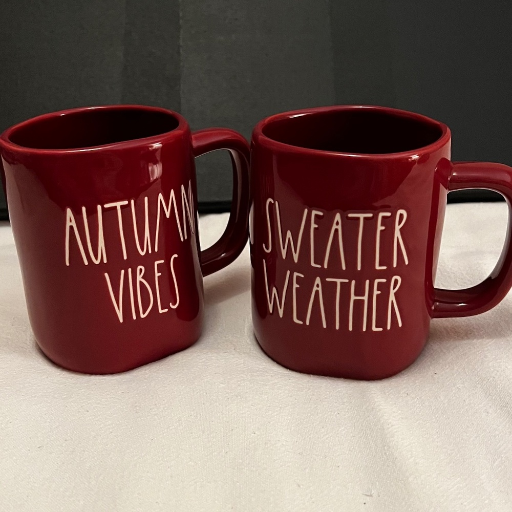 Rae Dunn ~ SWEATER WEATHER + AUTUMN VIBES 🍁 Mugs